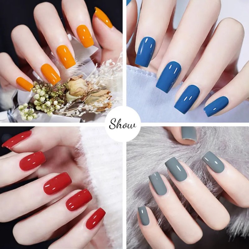 Geles Semipermanente Esmaltes Gama De 12 Uñas Gelesh Uv/led