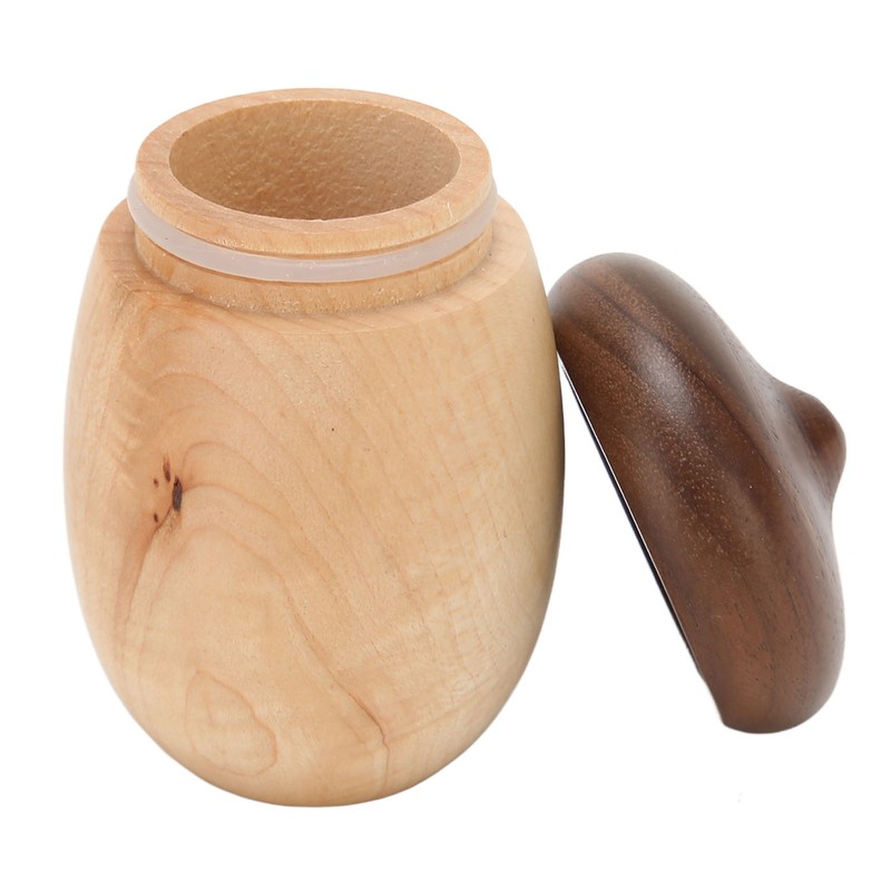 Acorn Shaped Toothpick Container 8cm Height Rounded Structure Eco Friendly