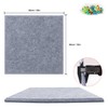 Geytetqi 12 Pack 12" x 12" Felt Boards, Grey Square