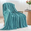 NEWCOSPLAY Super Soft Twin Blanket Dark Blue Premium Silky Flannel