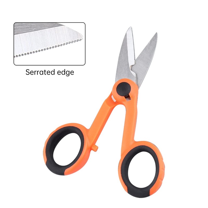 Duogalia 3PC Kevlar Shears for Fiber Optic Cable Precision Electrician