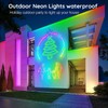 50Ft Neon Rope Lights,Flexible Led Rope Lights Control with App/Remote,Multiple