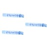 jojofuny 3pcs Shower Satin Sashes for Big Sister Footprint Design