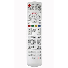 Alltro Replacement Remote Control for Panasonic TV TX-42ASN658 TX-42AST656 TX-42ASW754 TX-42ASX659 TX-43CX740 TX43CX740E TX43CX750E TX-43ESW504 TX-43EXW604 TX-43FS W504 TX-43FX600E TX-43FX603E,