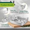 Leonyo Beer Can Roasting Chicken Holders, Stainless Steel 9 Inch