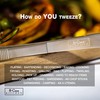 8-CREW KITCHEN Cooking Tweezers - 12 inch 304 Stainless Steel
