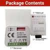 QSDIYRF Universal Garage Receiver 300-868MHz Multi-Frequency Receiver for Garage Door