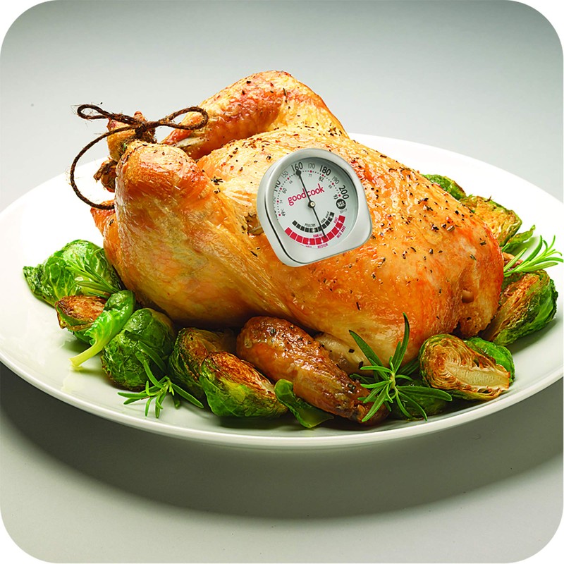 GoodCook Everyday Meat Thermometer with Bi-directional Dial for Meat Type