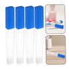 SAFIGLE 10pcs Plastic Thermometer Storage Tube Holder Empty Plastic Storage