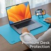 Black+Decker Faux Leather Desk Mat for Keyboard and Mouse -