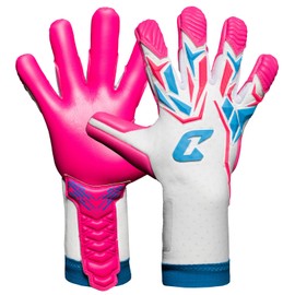 CATCH&KEEP ViVor Goalkeeper Gloves - Professional Football Gloves for Teenagers and Adults (Size 5-12) - 4 mm Octopus Grip for Maximum Grip in Rain and Wet - Hybrid Cut - Breathable & Flexible
