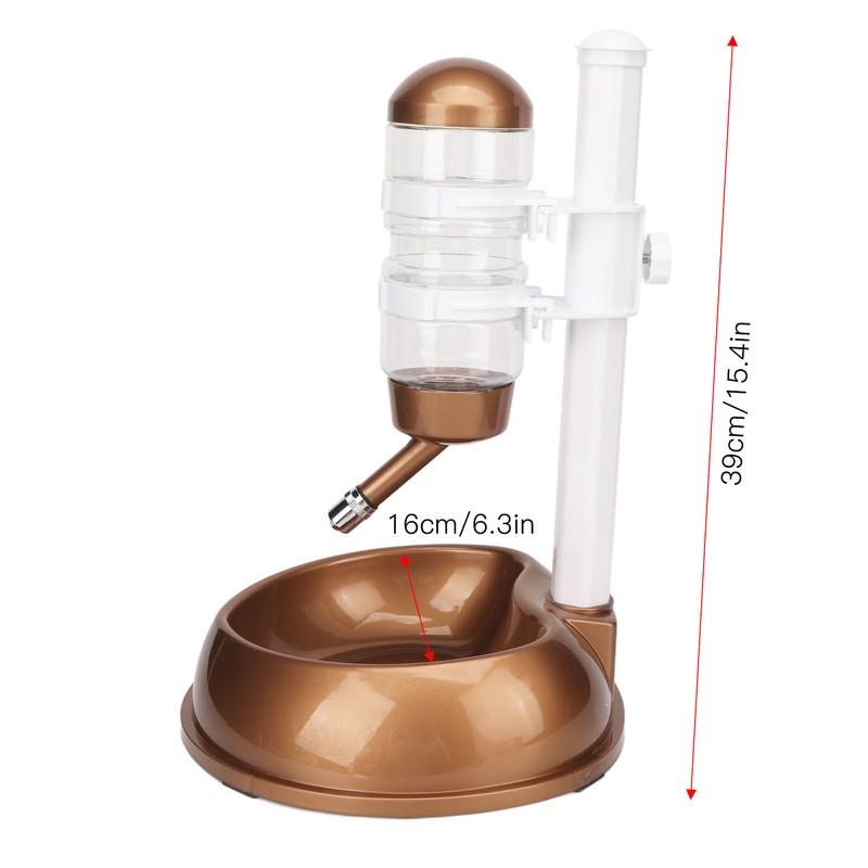 Pet Standing Water Dispenser Bowl Height Adjustable Multifunction Dog Automatic