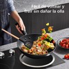 TTSTOIEE Kitchen Utensils Set, 11 Pieces, Wooden Handles, Black