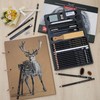 Brusarth Charcoal Pencils for Drawing, Set of 26, Professional Drawing