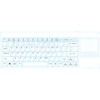 Perixx PERIBOARD-514H Plus Wired Keyboard with Trackball - 14.57x5.39x1.02 Inch