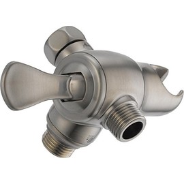 Delta Faucet U4920-SS-PK 3-Way Shower Arm Diverter with Handshower Mount, Stainless,1 cm