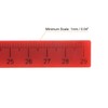 sourcing map 3pcs Whiteboard Magnetic Ruler 29cm Metric Blackboard Straight