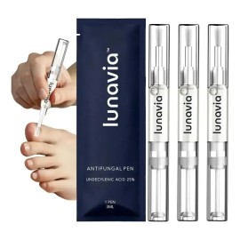 Lápiz Antimicótico Lunavia 3 Pzas 3 Ml Uñas Beige