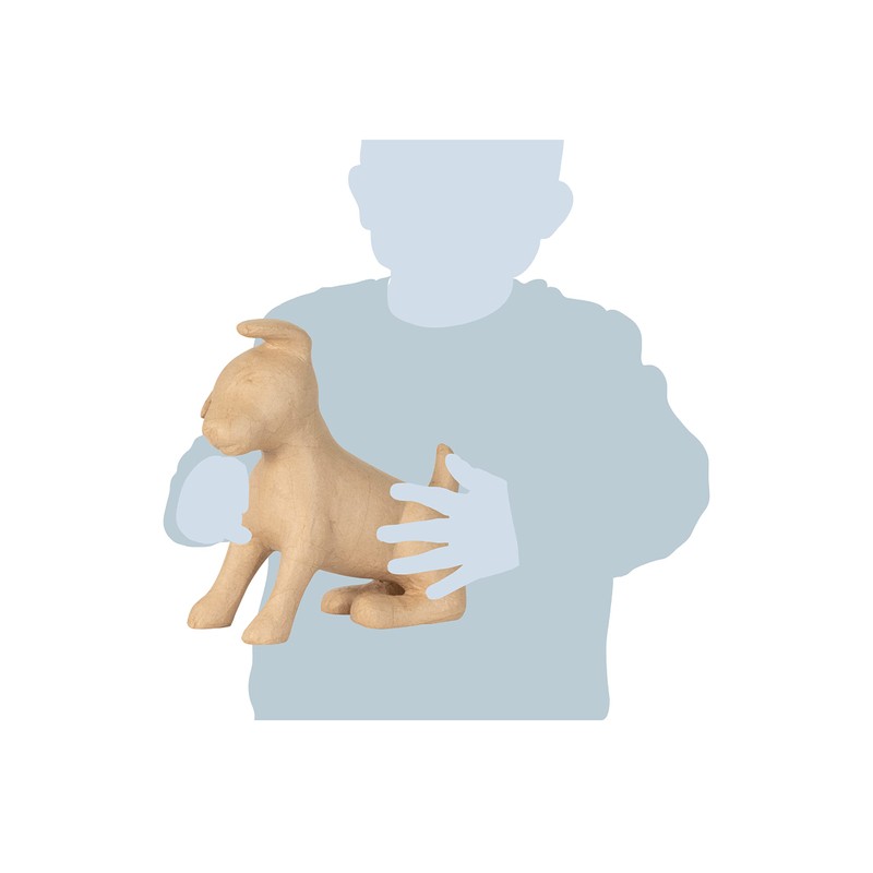 Décopatch LA026C Paper Mache Dog Carrier 35 cm Easy to