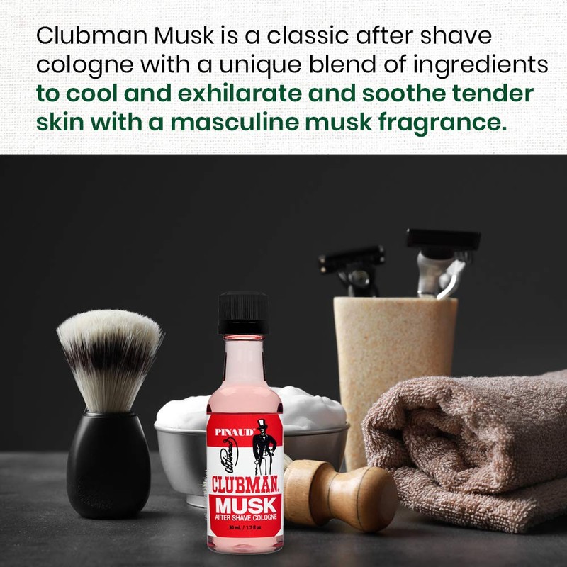 Clubman Musk After Shave Lotion 1.7 fl. Oz x 2
