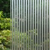 VSUDO Frosted Privacy Window Film, Frosted Stripe Pattern, Privacy Protection,