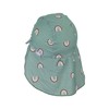 Sterntaler Girls' Peaked Cap Neck Rainbow Swimming Hat, Stone Green,
