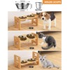 Vantic Elevated Dog Bowls, Adjustable Raised Dog Bowl Stand for