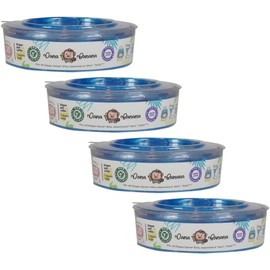 4 pack Bolsas OXO-biodegradable de Recambio compatible con Diaper Genie de 270-320 Pañales por repuesto