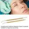 2pcs Eyelash Lift Separator Tools Double Headed Stainless Steel Lash