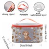 PXTIDY Cavapoo Gift Cavapoo Lover Toiletry Organizer Bag Cavapoo Mom