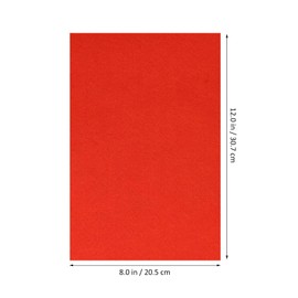 VICASKY 40 Pcs Sheets Color Non-Woven Fabric Thick Felt Fabric Square Colored Felt Soft Felt Fabric Felt Fabric Squares Felt for Crafts Wool Felt Hand Decor Rectangle Polyester (Polyester)