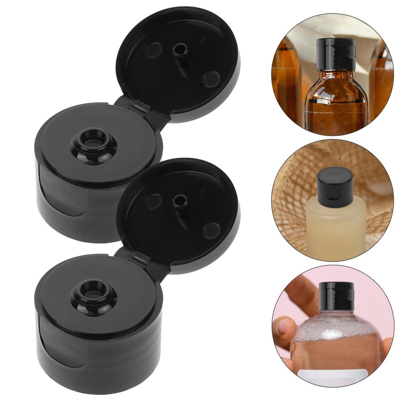 Ipetboom Plastic Flip Top Bottle Caps Set 50pcs Lotion Shampoo