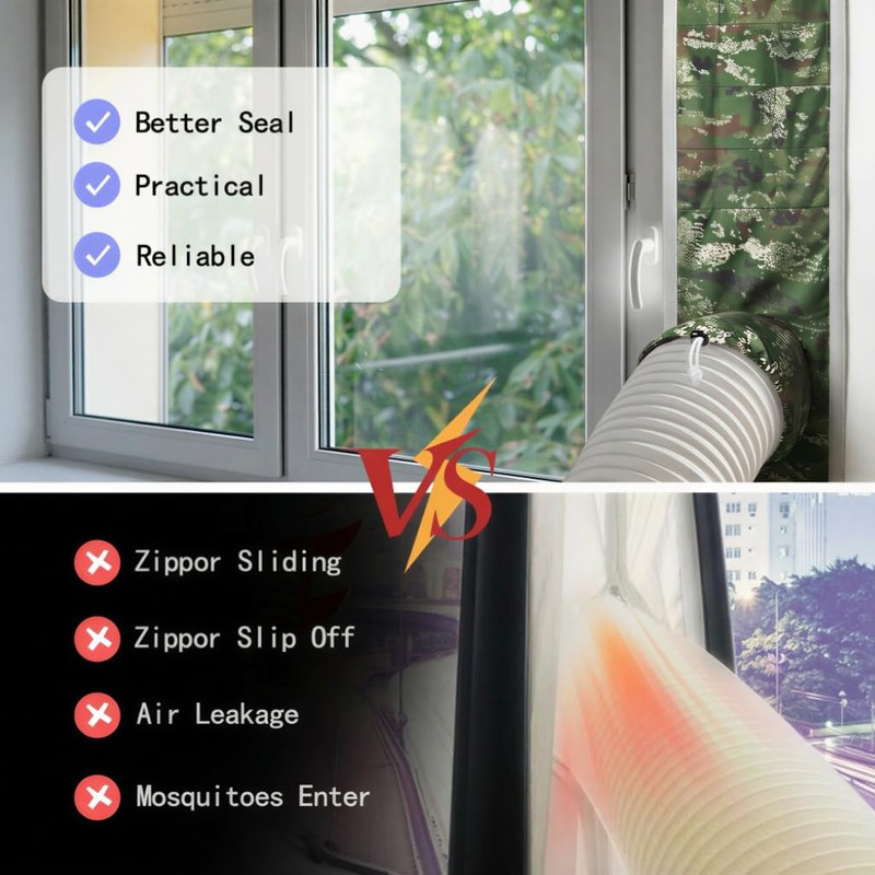 LIHONK Reversible Extra Large Window Seal Kit for Portable AC