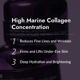 MIZON Crema Contorno de Ojos con Colágeno 25 ml - Crema para Ojeras y Contorno de Ojos Antiedad - Crema de Ojos Reafirmante Coreana K Beauty con Colágeno Marino para todo tipo de piel
