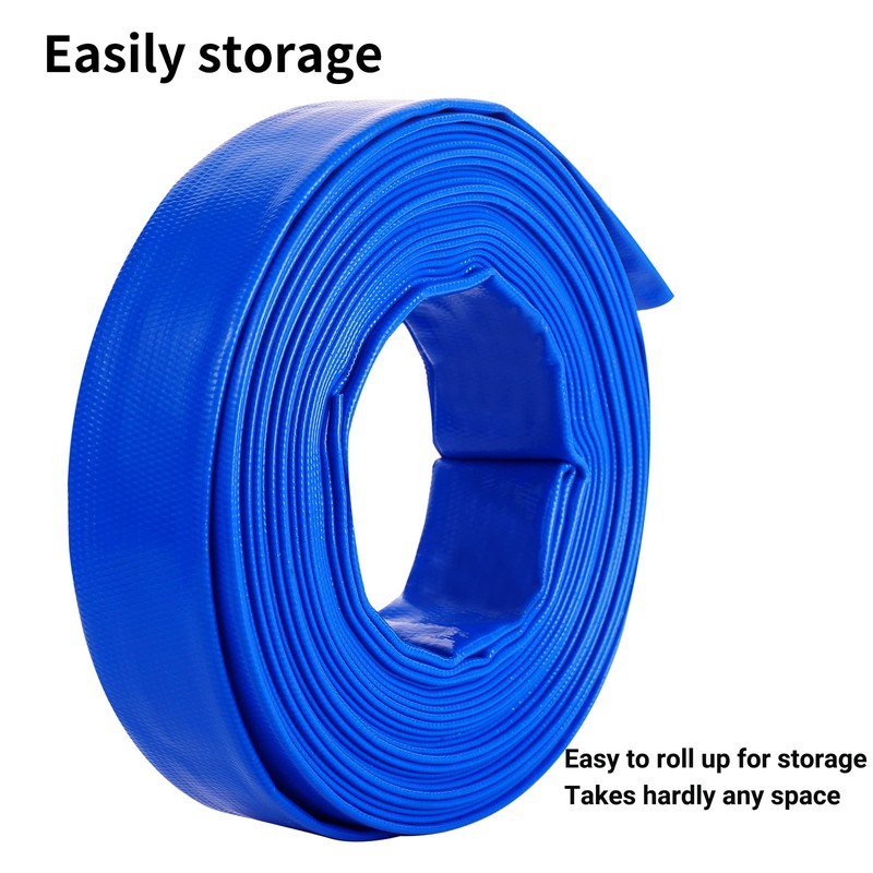 Geowaky 1-1/2" (Flat 2.6’’ width) x 100 FT Pool Backwash