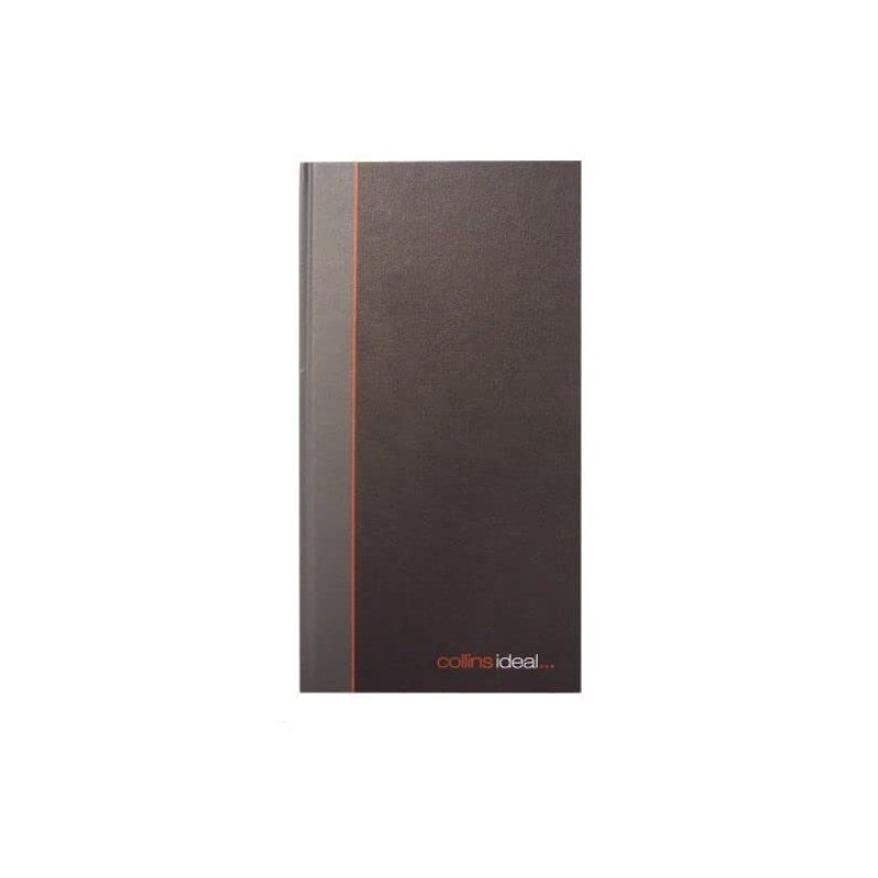 Collins Ideal Single Cash Manuscript Book - 192 Pages, Black