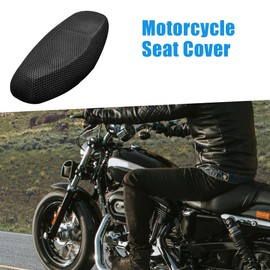 A ABSOPRO XXL Motorcycle Net Mesh Seat Full Cover Breathable Cushion Universal