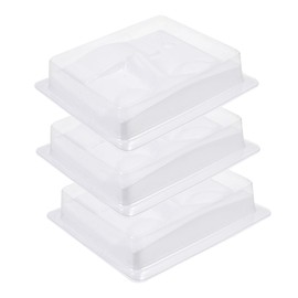 BIUDECO 3pcs Eyelash Practice Tray for Lash Extensions Beauty Face Models Portable Compact