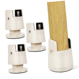 Levemolo 4 Pack Desk Risers Bed Risers Adjustable for Height Non-Slip Clamps Heavy Duty for Office Home