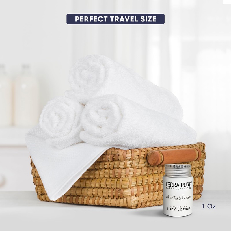 Terra Pure White Tea & Coconut Lotion, Travel Size Hotel