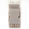 1aTTack.de Cat.6 Keystone insulation displacement connector to RJ45 socket AWG