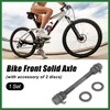 Motoforti 1 Pcs 9.5mm Wheel Hub Axle Front Axle Solid