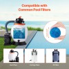 Reusable Blue Polyester Fiber Filter Media 3.1 Lbs Pool Sand