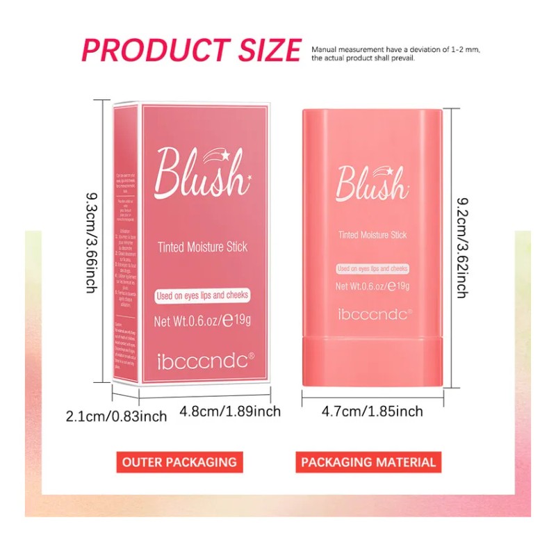 Barra Hidratante Con Color Lakerain,blush Multiuso On-the-go