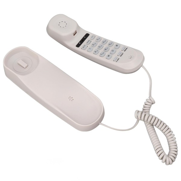 Wall Mounted Corded Phone with Clear Sound and Adjustable Volume