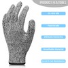 EKKONG Cut Resistant Gloves for Children, Carving Gloves, Children, Cut