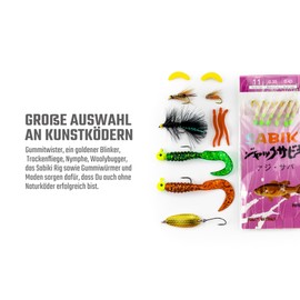 FAR-OUT Survival Fishing Set, Outdoor Bushcraft Mini Fishing Kit, Compact Survival Fishing Kit