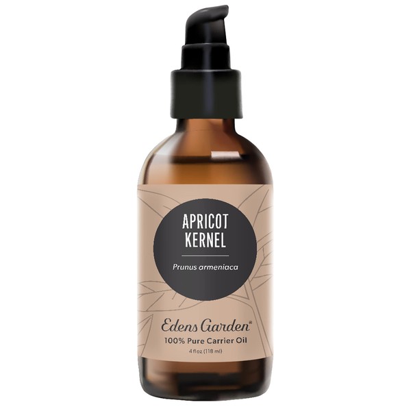 Edens Garden Apricot Kernel Carrier Oil (Best for Mixing with Essential Oils), 4 oz