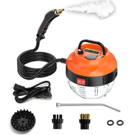 HURPEIC Handheld Steam Cleaner,2500W Steam Cleaner, High Pressure Steamer for Cleaning, Handheld Portable Steam Cleaners for Home, Steamer for Car,Upholstery, Kitchen, Bathroom, Grout and Tile