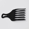 Professional Insert Afro Pick Comb, Wide Tooth Detangling Hair Fork
